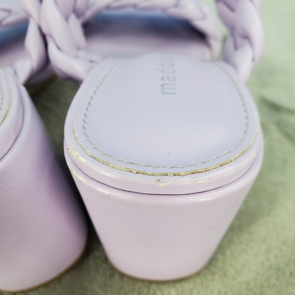 Madden Girl lilac square toe block heels 6 - Picture 11 of 13